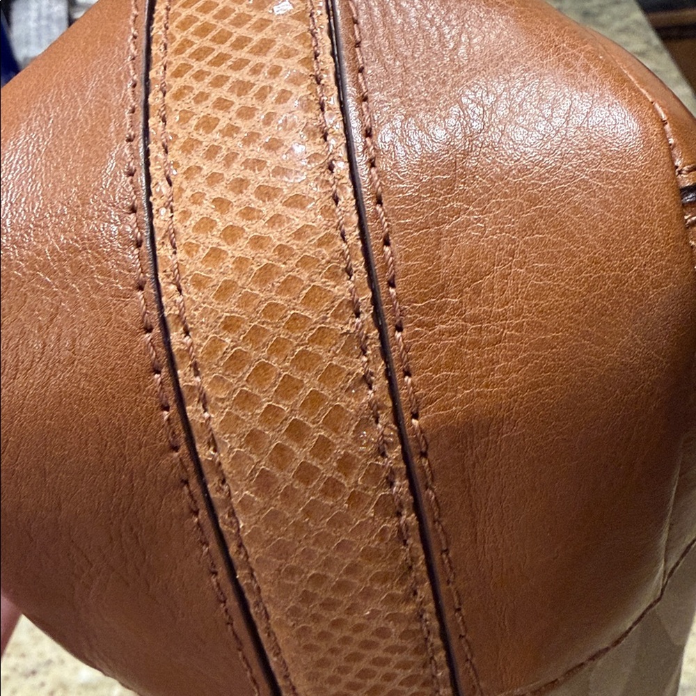 Coach Peyton Signature C Sateen Beige and Brown Hobo Shoulder Bag - Picture 12 of 16